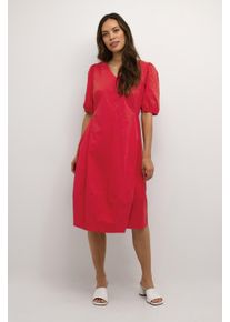 Culture Kleid in l&auml;ssigem Schnitt Feuerrot red