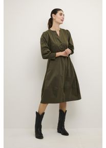 Culture Kleid Feminine Silhouette Gebranntes Olivgr&uuml;n olive