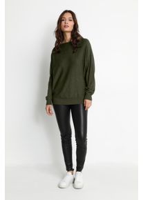 Culture Strickpullover im Oversize-Schnitt olive