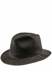 Stetson Herren Stetson Traveller Braun 52 % Baumwolle, 48 % Polyester