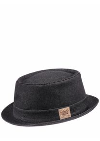 Stetson Herren Denim Pork Pie Schwarz Oberstoff und Futter: 100 % Baumwolle