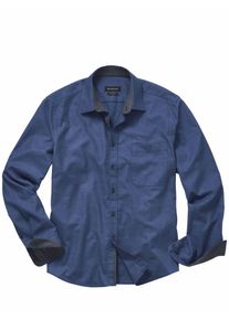 Mey & Edlich Mey & Edlich Herren Bikulturelles Hemd Blau 100 % Baumwolle
