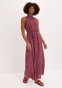 bonprix Maxikleid aus flie&szlig;endem Viskose-Mix, rot, Gr.44, modisch bedrucktes Maxikleid aus flie&szlig;endem Viskose-Mix mit d&uuml;nnem Bindeg&uuml;rtel in der Taille