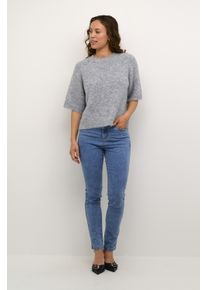 Kaffe Strickpullover Lockere Passform grey