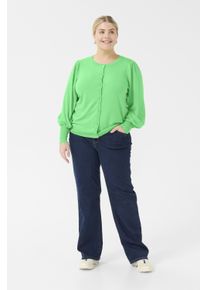 Kaffe Strickjacke Regular fit green