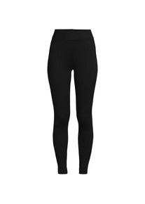 LANDS' END Lange Stretch-THERMASKIN-Unterhose f&uuml;r Damen in Plus-Gr&ouml;&szlig;e, Damen, size: plus, Schwarz, Elasthan/Polyester-Mischung, by Lands' End