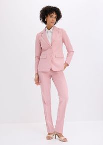 bonprix Hosenanzug, rosa, Gr.50, klassischer Hosenanzug mit Viskose-Anteil