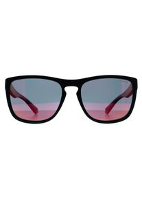 Polaroid Quadratisch Unisex Schwarz Rot Mehrschichtig Polarisiert PLD 2161/S