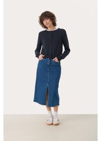 PART TWO Strickjacke NoelaniPW Gerade Passform navy