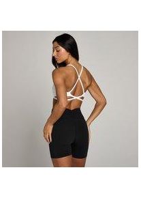 MP Damen TeMPo Sport-BH mit gekreuzten R&uuml;ckentr&auml;gern &ndash; Wei&szlig; - XS
