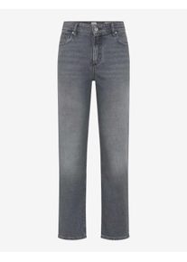 Brax Damen Five-Pocket-Hose Style MADISON S USED LIGHT GREY, denim hellgrau, Gr. 34