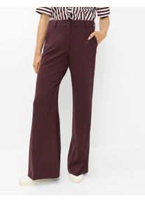 Brax Damen Palazzohose Style MAINE BLACKBERRY VIOLET, dunkles lila, Gr. 48K