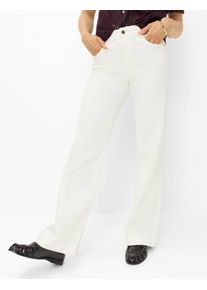 Brax Damen Five-Pocket-Hose Style MAINE SOFT ECRU, cremewei&szlig;, Gr. 32