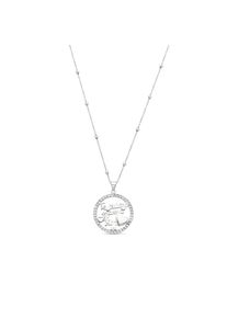 Luxenter 925 Sterlingsilber und Brilliant Zirconia Halskette mit Rhodium-Finish &ndash; Mama
