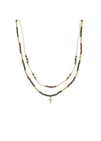 Luxenter Halskette aus 925 Sterling Silber und 18k Gold Finish Brillant Zirkonia - Holis