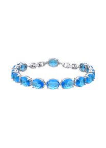 Luxenter Armband in Silberausf&uuml;hrung mit Aquamarin-Zirkonia &ndash; Nou