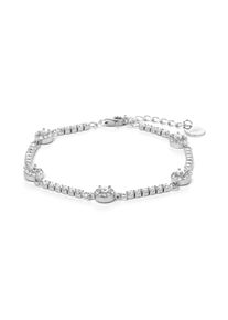Luxenter 925 Sterling Silber Armband mit rhodiniertem Brillant Zirkonia - Daimas