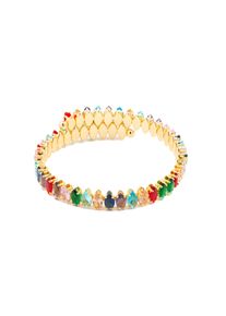 Luxenter Armband mit mehrfarbigem Kristall 18k goldfarben - Nex