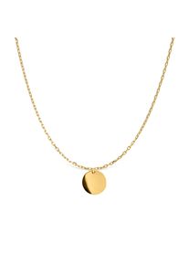Luxenter Halskette aus 925er Sterlingsilber mit 18 Karat Gelbgold - Mi Sol