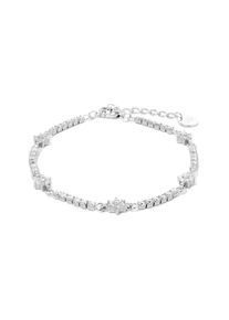 Luxenter 925 Sterling Silber Armband mit rhodinierten gl&auml;nzenden Zirkonia - Dader