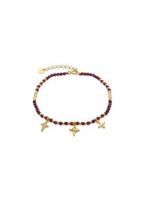 Luxenter Armband aus 925er Sterlingsilber und Zirkonia, 18 Karat vergoldet &ndash; Paila