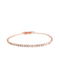 Luxenter Brillant-Zirkonia-Armband aus 18 Karat Ros&eacute;gold - Kayla