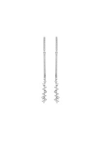 Luxenter 925 Sterlingsilber- und Brilliant Zirconia-Ohrringe mit Rhodium-Finish &ndash; Zener