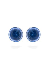 Luxenter essential Ohrringe aus 925er Sterlingsilber und hydrothermalem Lapislazuli-Quarz mit rhodinierter Oberfl&auml;che