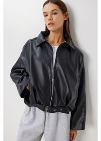 Kunstleder Bomberjacke
