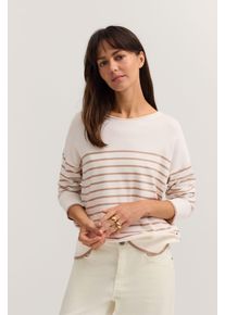 Bugatti Damen Pullover Rundhals mit Streifen