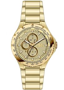 Invicta Aviator 50106 Herren Uhr - Quartz Bewegung - Edelstahl mit Gold Zifferblatt - 44 mm