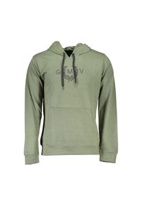 Gianmarco Venturi Verde Baumwoll Herren Hoodie