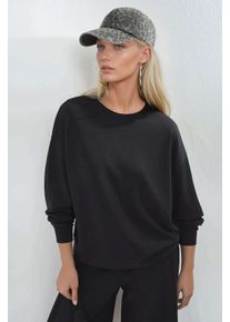 Entspanntes Fit Crew Neck Modal Sweatshirt