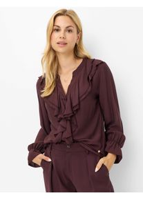 Brax Damen Bluse Style VIVE blackberry violet, dunkles lila, Gr. 32
