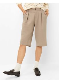 Brax Damen Bermuda Style MILLA B WARM GREIGE, hellbraun, Gr. 32