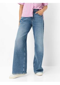Brax Damen Five-Pocket-Hose Style MORGAN USED BLEACHED BLUE, denim hellblau, Gr. 32