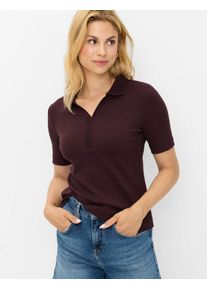 Brax Damen Polo Style CLEO S blackberry violet, dunkles lila, Gr. 32