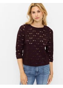 Brax Damen Pullover Style NALA blackberry violet, dunkles lila, Gr. 32