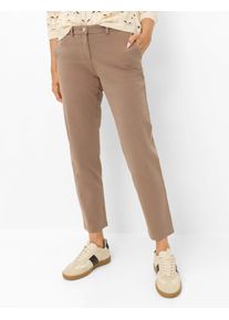 Brax Damen Chino Style MARON S WARM GREIGE, hellbraun, Gr. 32