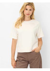 Brax Damen Sweatshirt Style BAILEE S soft ecru, cremewei&szlig;, Gr. 32