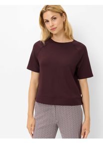 Brax Damen Sweatshirt Style BAILEE S blackberry violet, dunkles lila, Gr. 32
