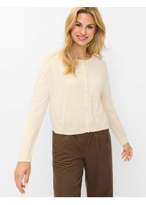 Brax Damen Cardigan Style ANN dark ecru, cremewei&szlig;, Gr. 34