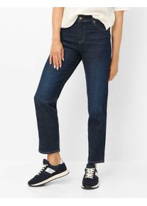 Brax Damen Five-Pocket-Hose Style MADISON S USED DARK BLUE, denim dunkelblau, Gr. 44K