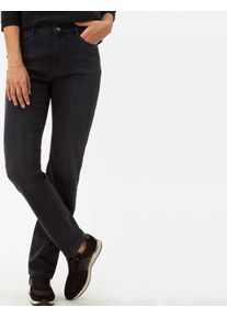 Brax Damen Five-Pocket-Hose Style CAROLA, denim dunkelgrau, Gr. 34L