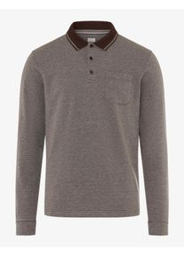 Brax Herren Polo Style PHARELL chocolate, dunkelbraun, Gr. L