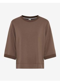 Brax Damen Sweatshirt Style BERTA M warm greige, hellbraun, Gr. 34