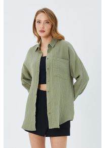 Oversize-Shirt mit Taschendetail