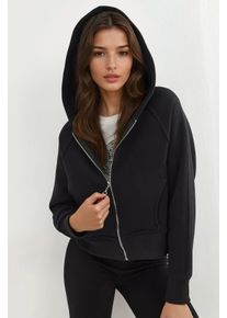 L&auml;ssiger Fit mit Rei&szlig;verschluss-Hoodie