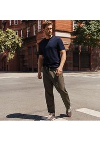 LANDS' END Pendler-Hose aus Jersey-Twill, Herren,  Braun, by Lands' End