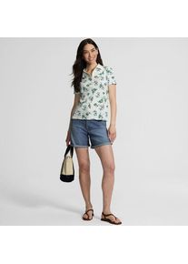 LANDS' END Supima-Poloshirt f&uuml;r Damen in Petite-Gr&ouml;&szlig;e, Damen, size: petite, Elfenbein, Baumwolle, by Lands' End